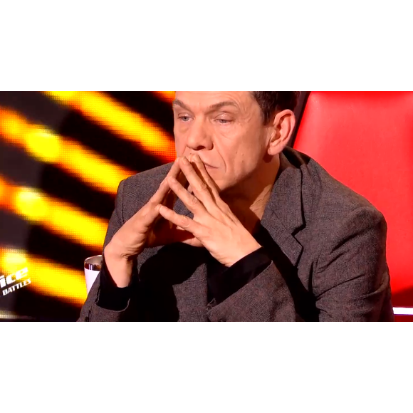 Louise et Don Pierre s'affrontent en battle dans "The Voice" - Talents de Marc Lavoine. Emissions du samedi 7 mars 2020, TF1