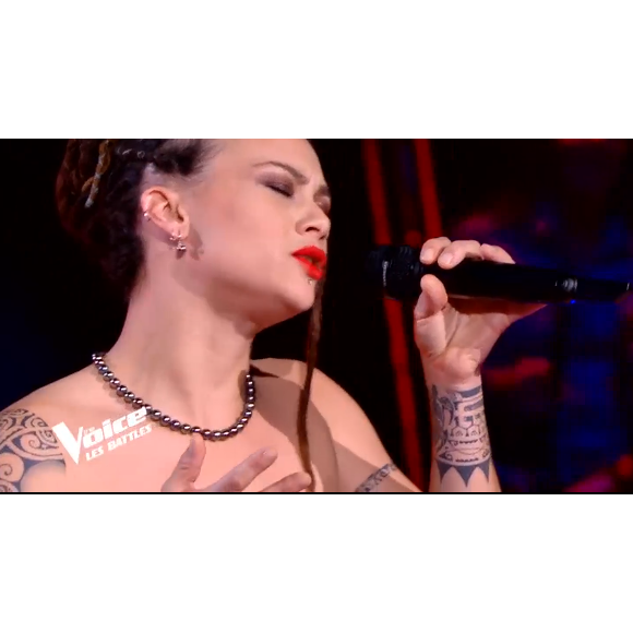 Rita et Melody s'affrontent en battles dans "The Voice" - Talents de Amel Bent. Emission du samedi 7 mars 2020, TF1