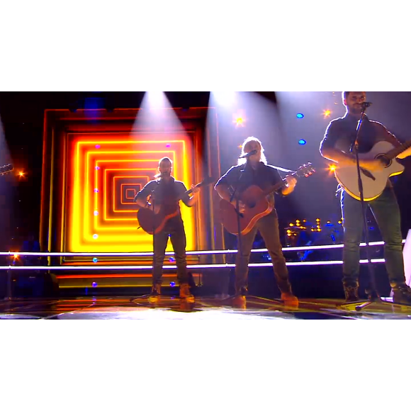 Yoann et la Rafa Mia s'affrontent en battle dans "The Voice" - Talents de Marc Lavoine. Emission du samedi 7 mars 2020, TF1
