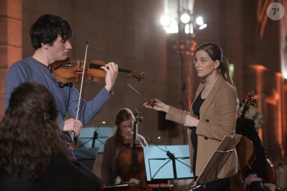 Johanna Malangré - Gala Mawoma, 1er concours mondial itinérant consacré aux femmes cheffes d'orchestre à la Conciergerie à Paris le 9 mars 2020. © Giancarlo Gorassini/Bestimage