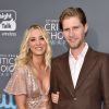 Kaley Cuoco and Karl Cook attend The 23rd Annual Critics' Choice Awards at Barker Hangar on January 11, 2018 in Santa Monica, Los Angeles, CA, USA. Photo by Lionel Hahn/ABACAPRESS.COM 