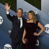 Tom Hanks et Rita Wilson- Photocall - 26ème cérémonie annuelle des "Screen Actors Guild Awards" ("SAG Awards") au "Shrine Auditorium" à Los Angeles, le 19 janvier 2020. © Kevin Sullivan via ZUMA Wire / Bestimage