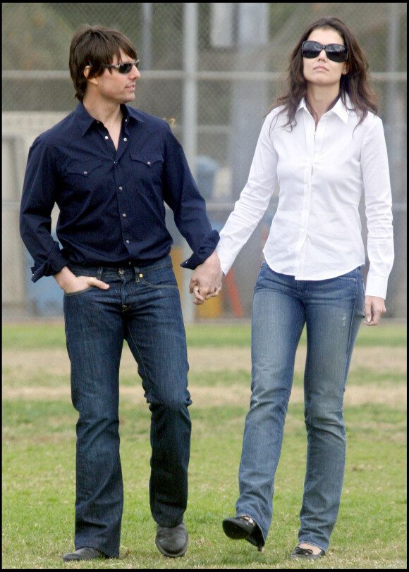Tom Cruise et Katie Holmes à Los Angeles, en novembre 2006.