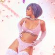 Rihanna pose pour la nouvelle collection de sa marque de lingerie, SavageXFenty. Février 2020.