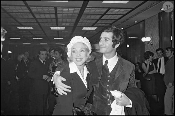 Une triste annonce faite par sa famille
ARCHIVES - MICHELINE PRESLE ET JEAN CLAUDE BRIALY LORS D' UNE SOIREE A PARIS EN 1968