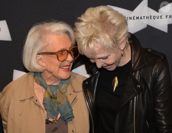 Rétro - Décès de l'actrice Micheline Presle à l'âge de 101 ans - Micheline Presle et sa fille Tonie Marshall - Rétrospective Philippe de Broca à la Cinémathèque française à Paris, le 6 mai 2015. 