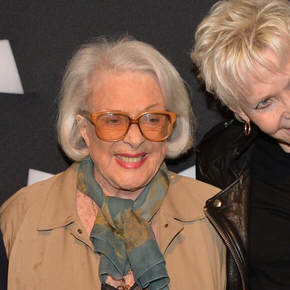 Rétro - Décès de l'actrice Micheline Presle à l'âge de 101 ans - Micheline Presle et sa fille Tonie Marshall - Rétrospective Philippe de Broca à la Cinémathèque française à Paris, le 6 mai 2015. 