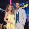 Blake Lively enceinte et son mari Ryan Reynolds à la première de Pokemon Detective Pikachu au Military Island sur Times Square à New York, le 2 mai 2019