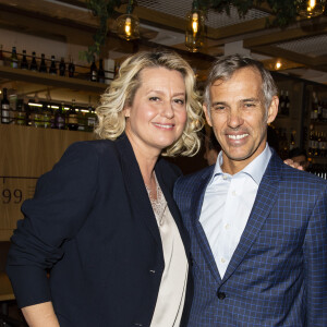 Exclusif - Paul et Luana Belmondo - Luana Belmondo lors du lancement de son livre "Italia mia Luana cuisine Rome" et de l'annonce de la diffusion de la série d'émissions sur la chaîne TV My Cuisine, au restaurant l'Osteria del Vino du marché spacieux Eataly Paris Marais à Paris le 7 novembre 2019. © Tiziano Da Silva - Pierre Perusseau/Bestimage