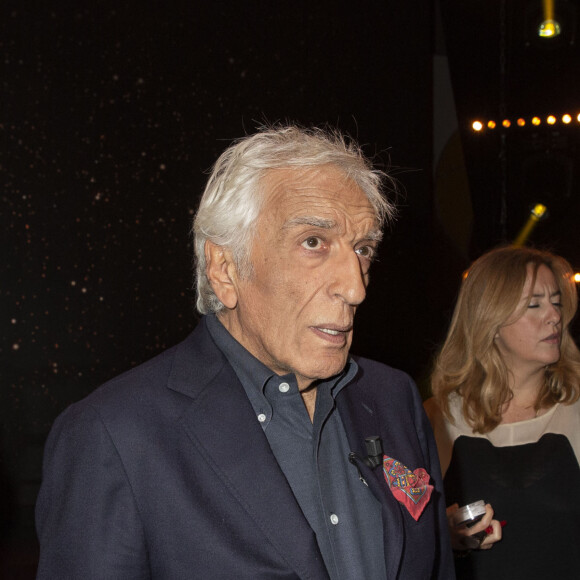 Exclusif - Gérard Darmon - Hommage à Charles Aznavour lors de l'émission "Monsieur Aznavour", diffusée sur C8. Le 3 octobre 2019 © Jack Tribeca / Bestimage