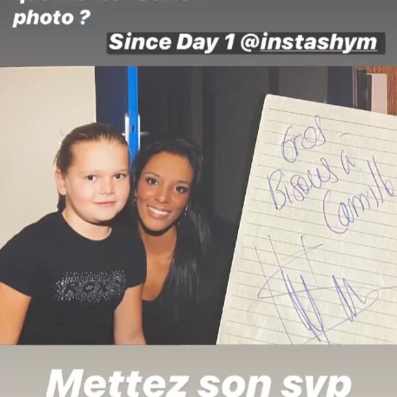 Camille Gottlieb partage une photo souvenir avec Shy'm sur Instagram, le 22 mars 2020.