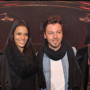 Pascal Olmeta, Shy'm, Christophe Maé et Stéphanie de Monaco lors d'une soirée de bienfaisance en 2010 à Monaco.