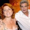Véronique Genest et son mari Meyer - Enregistrement de l'émission "Bon anniversaire l'Olympia" pour célébrer le 50e anniversaire de l'Olympia. Paris. Le 10 septembre 2004.