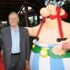 Albert Uderzo et Anne Goscinny à la soirée d'inauguration du nouvel univers égyptien du parc Astérix le 2 juin 2012.