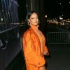 Rihanna à la sortie de l'évènement Bergdorf Goodman for her Fenty à New York, le 7 février 2020.