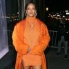 Rihanna à la sortie de l'évènement Bergdorf Goodman for her Fenty à New York, le 7 février 2020.