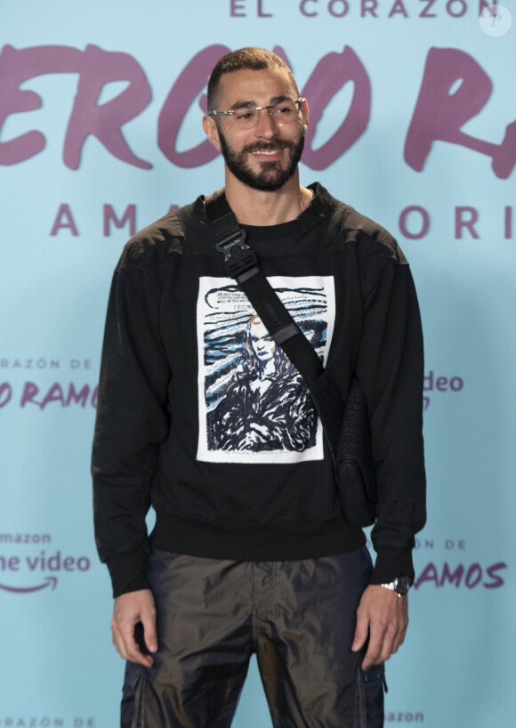 Karim Benzema - Première du documentaire "Le coeur de Sergio Ramos" à Madrid le 10 septembre 2019.