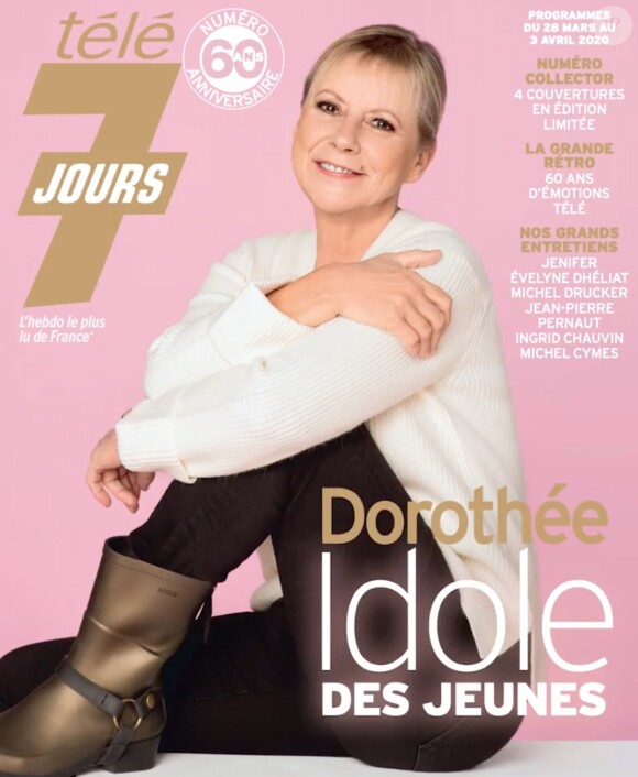 Retrouvez l'interview intégrale de Dorothée dans le magazine Télé 7 jours n°3122 du 23 mars 2020.
