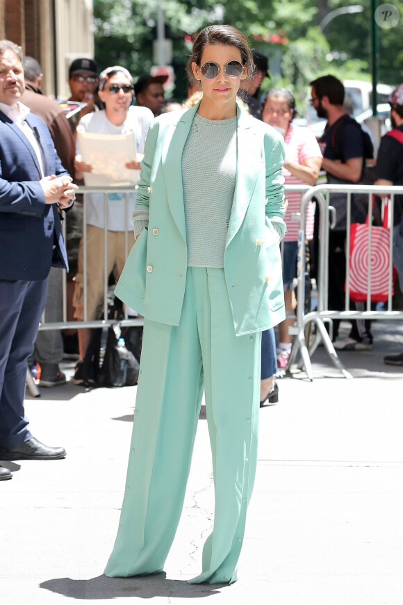 Evangeline Lilly est allée faire la promotion de son nouveau film "Ant-Man & The Wasp" dans l'émission "The View" à New York. Le 20 juin 2018.