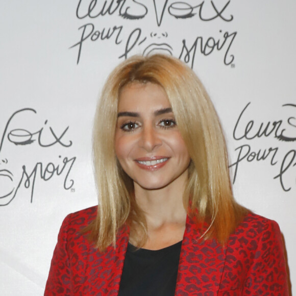 Julie Zenatti - Photocall - Concert caritatif "Leurs Voix pour l'Espoir" au profit de la recherche contre le cancer du pancréas, créé et présenté par L. Cholewa à l'Olympia à Paris, le 7 octobre 2019. Porté par le succès de ses précédentes éditions et une mobilisation toujours plus forte, le concert "Leurs Voix pour l'Espoir" revient pour la 8ème année, s'imposant comme LE rendez-vous caritatif de la rentrée. Cette année encore, de nombreux artistes donnent de la voix sur la scène de l'Olympia pour récolter des fonds en faveur de la Fondation A.R.C.A.D (Aide et recherche en Cancérologie Digestive) et aider la recherche contre le cancer du pancréas. © Marc Ausset-Lacroix - Pierre Perusseau / Bestimage07/10/2019 - Paris