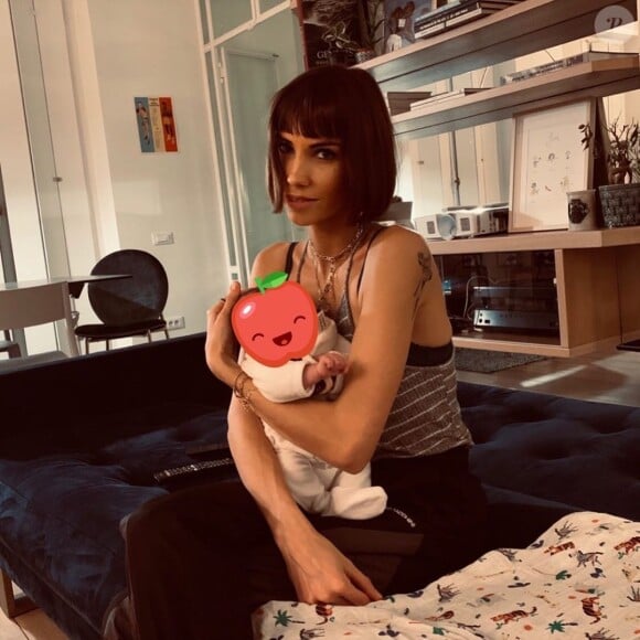Alexandra Rosenfeld et sa fille Jim sur Instagram, février 2020.