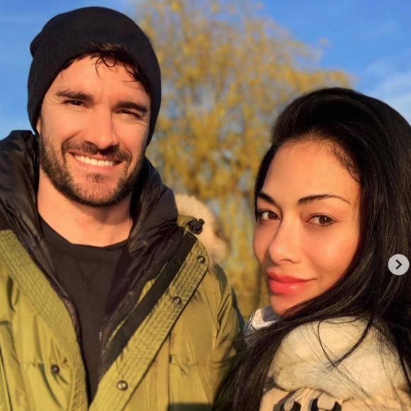 Nicole Scherzinger et son compagnon Thom Evans. Mars 2020.