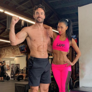 Nicole Scherzinger et son compagnon Thom Evans. Janvier 2020.