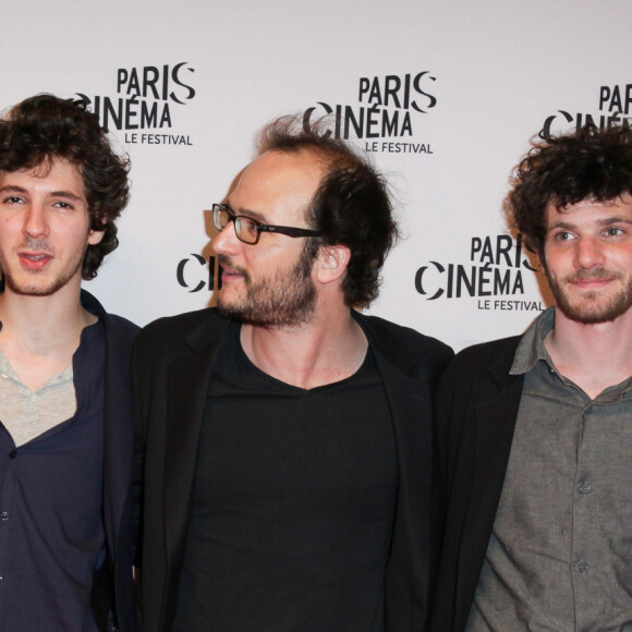 Felix Moati, Vincent Lacoste, Thomas Lilti, Reda Kateb - Avant Première du film "Hippocrate" au Festival Paris Cinéma. Le 05 Juillet 2014.