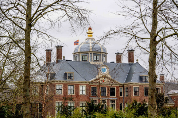 Vue du palais Huis ten Bosch, résidence du roi Willem-Alexander et de la reine Maxima des Pays-Bas, à La Haye le 20 mars 2020.