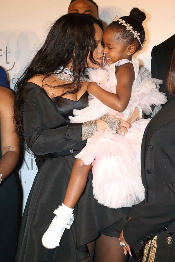 Rihanna et sa nièce Majesty - Soirée de la 3ème édition du "Diamond Ball " en faveur de l'association de Rihanna "Clara Lionel Foundation" au Cipriani Wall Street à New York, le 14 septembre 2017.