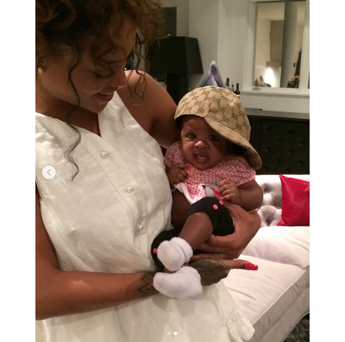 Photo Rihanna et sa nièce Majesty. Purepeople