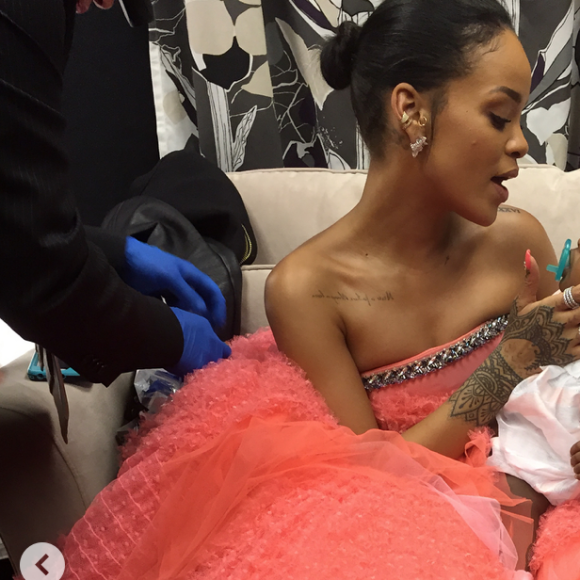 Rihanna et sa nièce Majesty.
