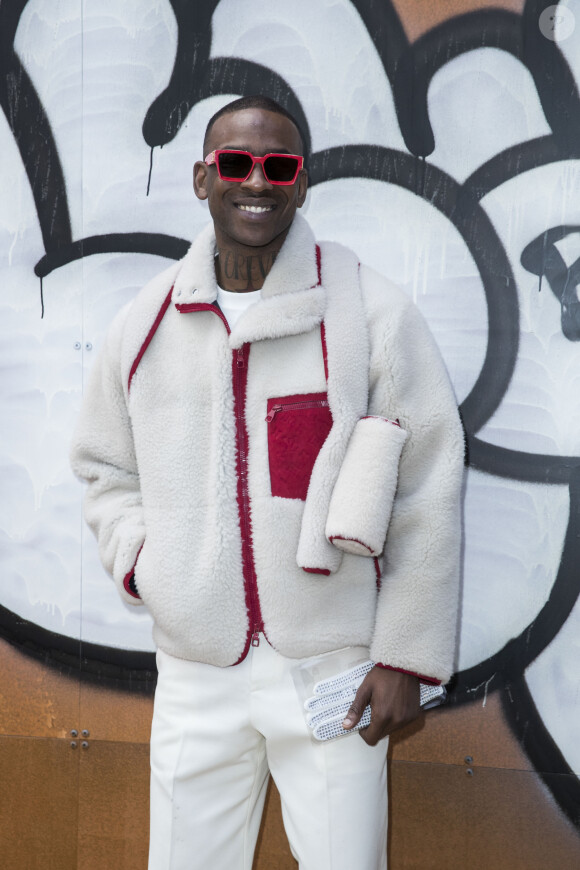 Skepta - People au défilé de mode Hommes automne-hiver 2019/2020 "Louis Vuitton" à Paris. Le 17 janvier 2019 © Olivier Borde / Bestimage