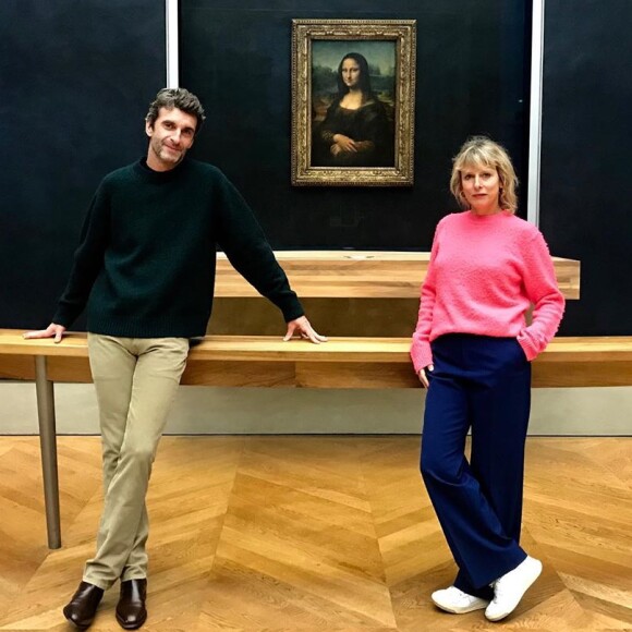 Karin Viard et son compagnon présumé Manuel Herrero sur Instagram, décembre 2019.