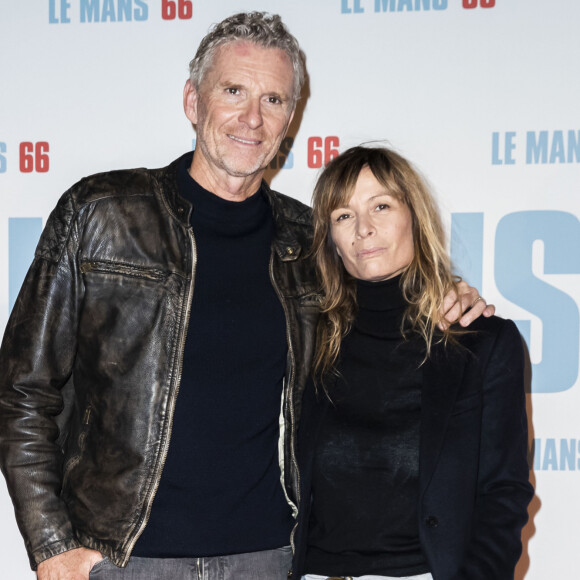 Denis Brogniart et sa femme Hortense à l'avant-première du film " Le Mans" au cinéma Gaumont Champs-Élysées à Paris, France, le 6 octobre 2019. © Olivier Borde/Bestimage