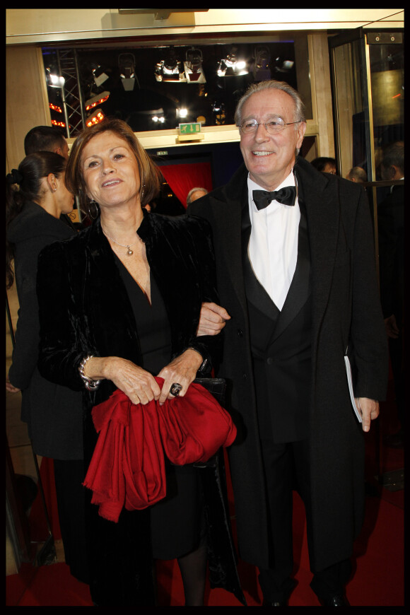 Bernard Le Coq et sa femme à la 37e édition des César, en 2012
