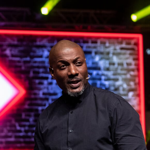 Exclusif - Harry Roselmack - 8ème gala de l'association "Les Rois du Monde" avec un plateau d'artistes et une vente aux enchères au profit des enfants défavorisés, orphelins et hospitalisés, suivi d'une soirée dansante à la Salle Wagram à Paris, le 2 mars 2020. © Cyril Moreau-Rachid Bellak/Bestimage