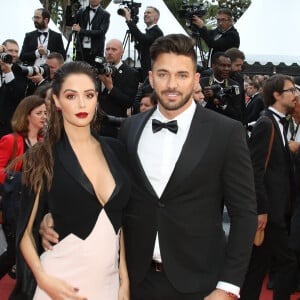 Nabilla Benattia (enceinte) et son mari Thomas Vergara - Montée des marches du film "A Hidden Life" lors du 72ème Festival International du Film de Cannes, le 19 mai 2019. © Denis Guignebourg/Bestimage