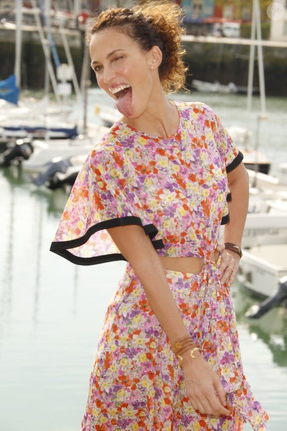 Linda Hardy - Photocall de la série "Demain nous appartient" lors de la 21e édition du Festival de la Fiction TV de la Rochelle. le 14 septembre 2019 ©Christophe Aubert via Bestimage