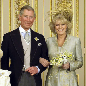 Mariage du prince Charles et Camilla Parker-Bowles à Windsor, le 9 avril 2005.