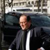 Exclusif - François Hollande - Arrivées aux obsèques de David Kessler au cimetière du Montparnasse à Paris le 11 février 2020.