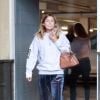 Exclusif - Ellen Pompeo est allée faire des courses sans maquillage et en jogging à Los Angeles, le 27 octobre 2019.