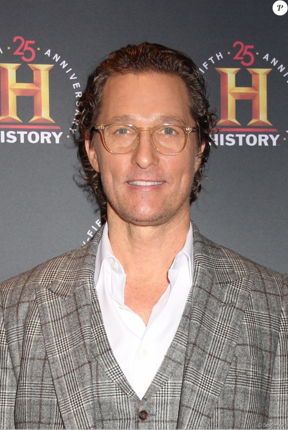 Matthew McConaughey au photocall de la soirée A+E Networks History