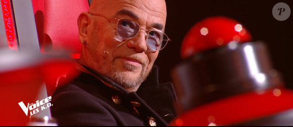 Pascal Obispo lors des K.O de "The Voice". Émission du samedi 11 avril 2020, TF1