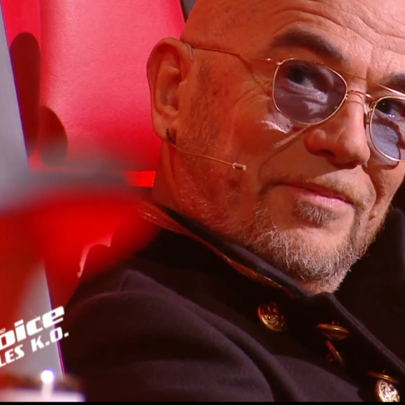 Pascal Obispo lors des K.O de "The Voice". Émission du samedi 11 avril 2020, TF1