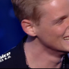 Terence lors des K.O de "The Voice" - Talent de Amel Bent. Émission du samedi 11 avril 2020, TF1