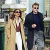 Exclusif - Ben Hardy et sa compagne Olivia Cooke se promènent dans un parc très fréquenté malgré le confinement lié à l'épidémie de Coronavirus (Covid-19) à Londres, le 21 mars 2020.