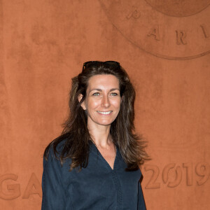 Anne-Claire Coudray dans le village lors des internationaux de tennis de Roland Garros à Paris, France, le 3 juin 2019. © Jacovides-Moreau/Bestimage