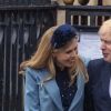 Le Premier ministre britannique Boris Johnson et sa fiancée Carrie Symonds, enceinte, le 9 mars 2020 à l'abbaye de Westminster pour les cérémonies de la Journée du Commonwealth.