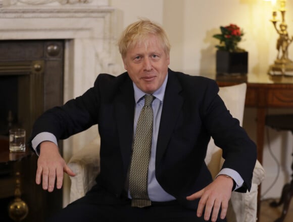 Le Premier ministre britannique Boris Johnson au 10 Downing Street à Londres le 8 janvier 2020